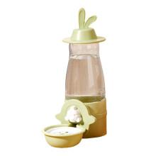 Rabbits Water Dispenser Rabbits Automatic Feeder Water Rabbits Feeding Watering Cage Mount Rabbits Water Feeder