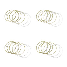 24Pièces Cordes Guitare Universelles Métal Acier Durable