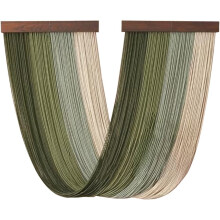 Tie-Dye Woven Tapestry Ombre Macrame Wall Hanging Boho Cotton Rope Tapestry for Homestay Hotel Room Wall Decoration