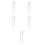 10Pièces Maillets Percussion Bambou Pour Yangqin Accessoires Durables 1
