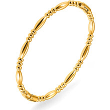 Pulsera de bambú de acero inoxidable