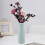Geometrische Kunststoffvase für frische oder getrocknete Blumen, 20,2 x 7 1
