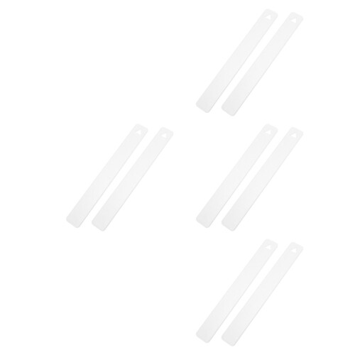 4Pairs Acrylic Clay Tools for Even Thickness Control and Home Crafting
