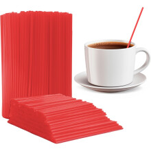 Plastic Coffee Stirrers 2000ct, 5", Black – Compatible with Drinks, Cocktails & More