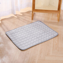 Pet Summer Ice Silk Cushion - Cooling Sleep Mat Dog Ice Pad (Gray)