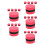 50Pcs Red Eva Felt Chalkboard Erasers for School Whiteboard Cleaning 7