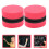 50Pcs Red Eva Felt Chalkboard Erasers for School Whiteboard Cleaning 10