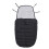 Winter Footmuff for Strollers – Thick, Wind‑Proof, Adjustable Lock, Universal Fit, Black 1
