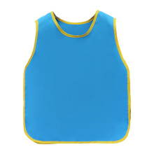 Art Smock Apron Waterproof Sleeveless for Kids Blue