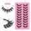 False Eyelashes Fluffy Lightweight Cat Eye 10 Pairs 1
