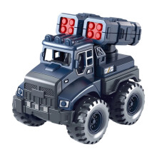 Missile launcher toy car friction-powered military aircraft