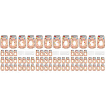 72Pièces Cartes Pâques Décoratives Cadeau Original
