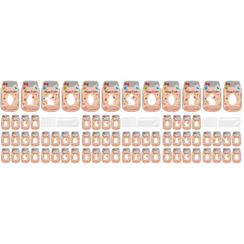72Pièces Cartes Pâques Décoratives Cadeau Original