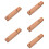 5Sets Wooden Spatula Handles Replacement Durable Anti-Slip Kitchen Use 1