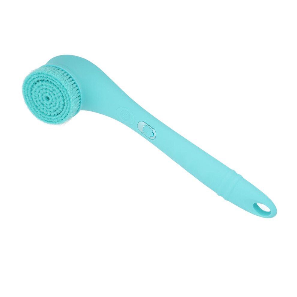 Electric Body Brush Set 1200mAh Waterproof Silicone with 3 Heads Blue