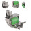 Roller Presser Foot Adjustable Width Multipurpose Lightweight Roller Hem Presser 6