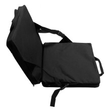 Thickened Outdoor Back Chair Cushion Black - Soft, Durable &amp; Cleanable