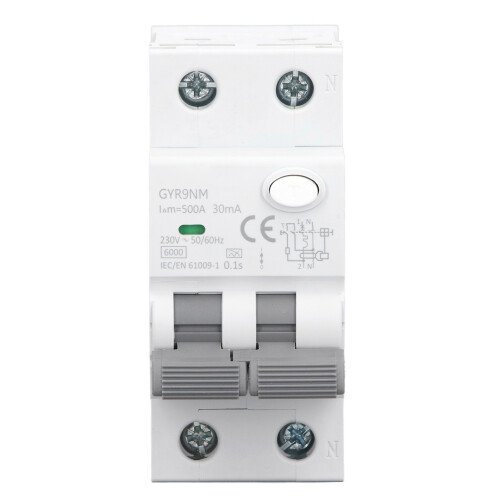 Miniature Circuit Breakers With Residual Current Operated Protection Electromagnetic AC Type Over Current Protection Ground Fault Circuit