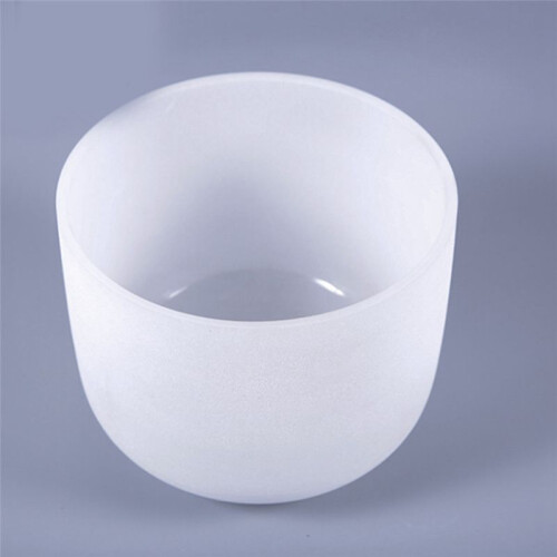 Tigela de Cristal de 6 Polegadas com Som de Meditação para Ioga de 432 Hz e Tigelas de Quartzo com Chakra 1
