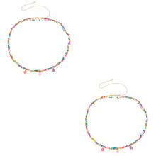 2St Multi Lagen Body Chain Dames Waist Chain Met Kralen