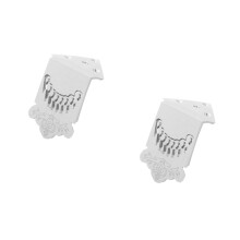 2Sets Premium Mandoline Staartstuk Metaal Voor Snaren