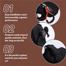 Rhinowalk Bike Frame Bag 2.7L Bicycle Under Tube Bag Shockproof MTB Road Gravel Bike Triangle Storage Bag Black