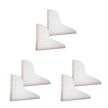 3Pairs Hardwearing Acrylic Bathtub Water Splash Shield for Home Use