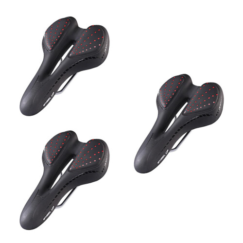 Seat Cushion Spandex Cyclists Comfortable Riding 3pcs