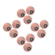 12Pcs Zinc Alloy Cable Cord Grommet Desk Hole Cover Dark Red