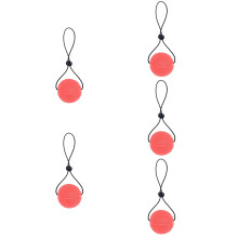 5Pcs Hand Grip Strengthener Balls Pink Tpe for Wrist and Finger Rehab