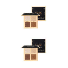 2Pcs Facial Palette Kit Multi Shading Brighten Powder for Women