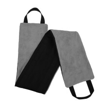 Portable Grey Dog Sling Harness with Durable Oxford Fabric