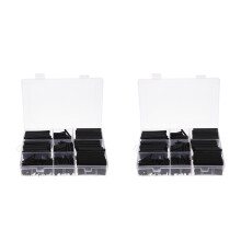 2Sets Black Heat Shrink Tubing Pe Insulation Wrap DIY Wire Protection