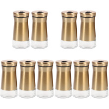 10Pcs and Pepper Storage Bottles Multipurpose Kitchen Jars