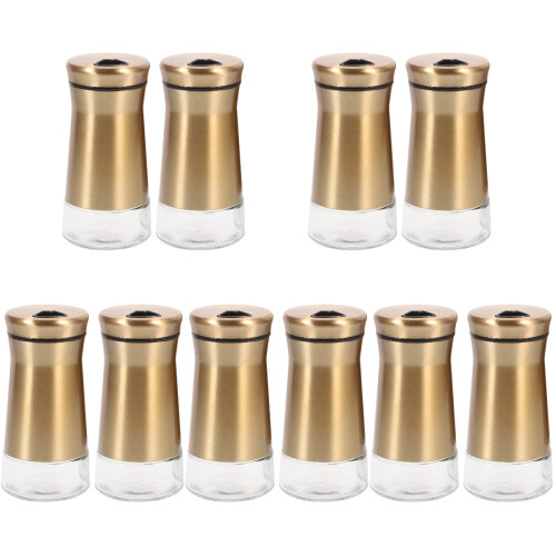10Pcs and Pepper Storage Bottles Multipurpose Kitchen Jars