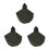 3Pièces Cape Médiévale Polyester Vert Olive Pour Fêtes Et Décor 1