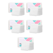 400Pièces Coton Carrés Blancs Épais Démaquillants Et Nettoyants