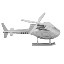 Hélicoptère Mini Zinc Alloy Argent Jouet Collection