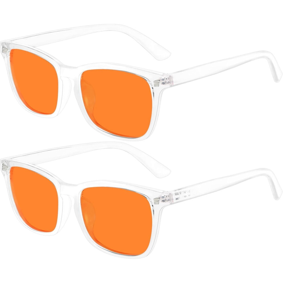 Blue/Light 98.6% Blocking Glasses For Computer & Gaming - Anti Harmful Ray For Sleep, Lenses Anti & Eye
