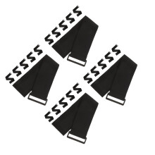 24Pièces Cinch Réutilisables Sangles Ajustables Noir
