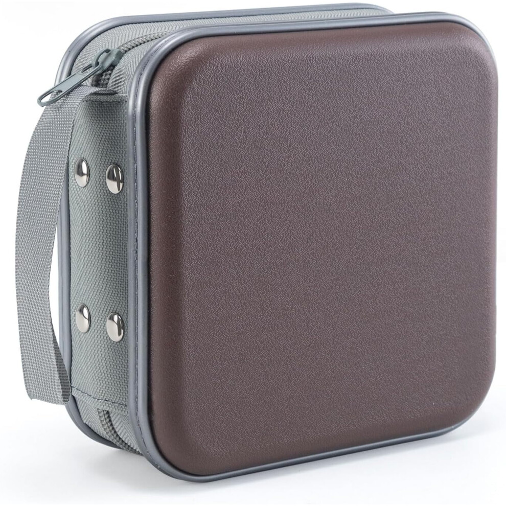 Dvd Case Portable Cd Holder 48-Slot Coffee 968604410048