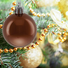 Christbaumkugeln-Set, 50 glänzende Ornamente