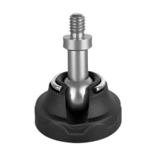 Patas de goma antideslizantes con puntas en espiral para trípode, fabricadas en acero inoxidable, aptas para telescopios de alta resistencia.
