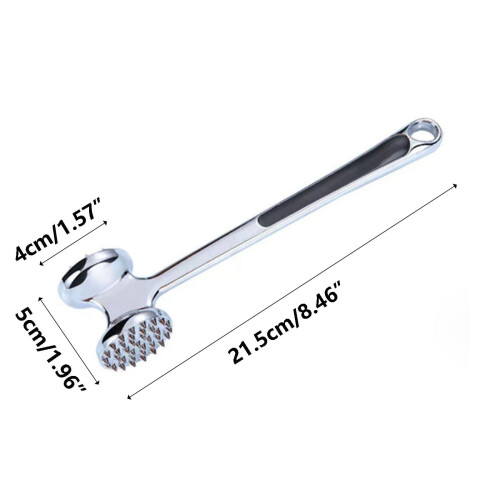 Meat Tenderizer Mallet with Comfortable Grip Handle – for Chicken, Veal, Beef, Steak & More 2