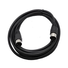 Hochwertiges DIN 7-Pin-Schnittstellenkabel, 1 m, Stecker auf Stecker, hochwertiges 7-Pin-Stecker-Stecker-Kabel für professionelle Audiogeräte