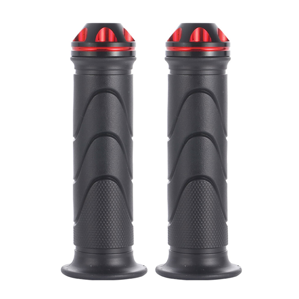 Motorcycle Hand Grips, Nonslip Rubber Bicycles Handlebar Wraps 7/8" 22Mm Handle Grips For Motorbike Bike 9551475054155