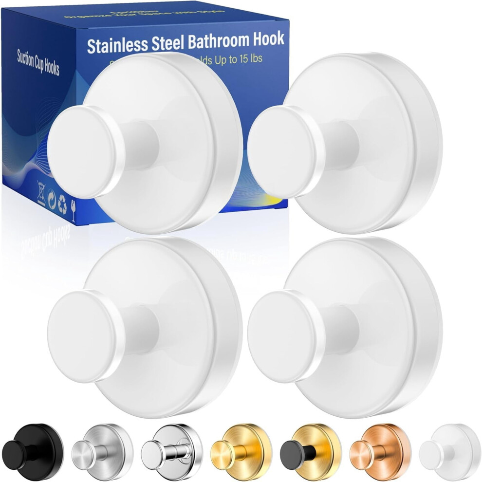 Stainless Steel Suction Cup Hook 15 Lbs 939152579327