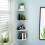 9Pcs White Corner Floating Shelves Wall Display for Bedroom Decor 4