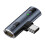 Προσαρμογέας USB C σε ακουστικά 2 σε 1, υποστήριξη ήχου και φόρτισης, διπλή γρήγορη 1
