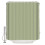 Cortina de chuveiro verde sálvia impermeável 122 x 183 cm (48 x 72 polegadas) 1